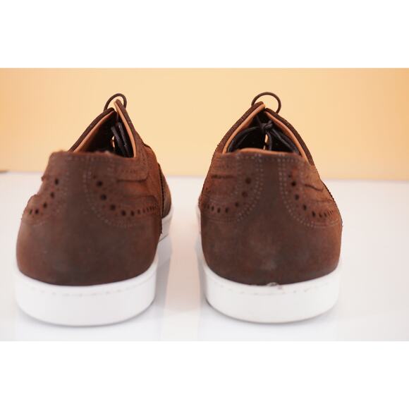 Allen Edmonds Strand Cap Toe Brown Suede Oxford Sneaker SZ 11 New $325 - Picture 10 of 12